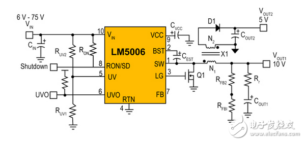 從一個單一的降壓調(diào)節(jié)器產(chǎn)生多個電壓軌