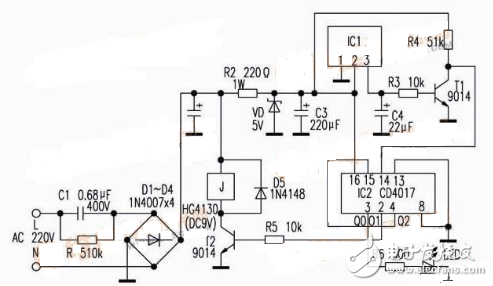 電燈遙控開關(guān)電路圖大全（七款模擬電路設(shè)計原理圖詳解）
