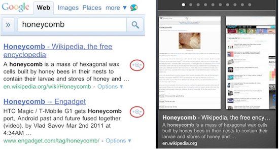 谷歌推出手機搜索即時預(yù)覽功能