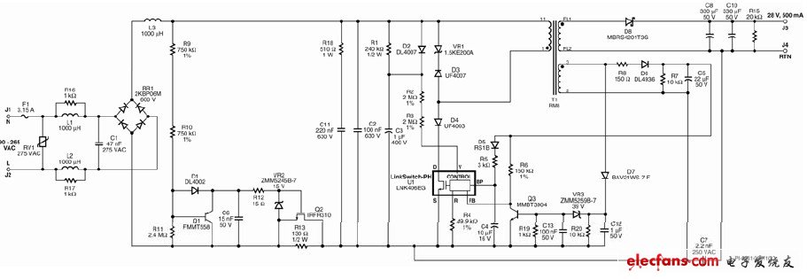 14WLED驅(qū)動電路原理圖