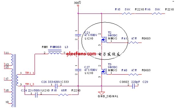 典型的開關電源原理圖。(電子系統(tǒng)設計)