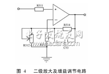 二級放大及增益調(diào)節(jié)電路