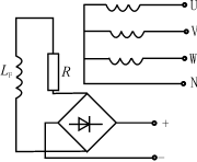 三次諧波電壓經(jīng)整流后給勵(lì)磁繞組供電