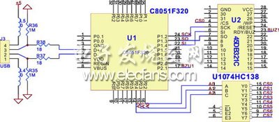 單片機與FLASH存儲器的接口電路