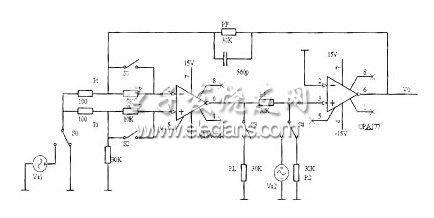 運(yùn)放參數(shù)測(cè)量電路原理圖
