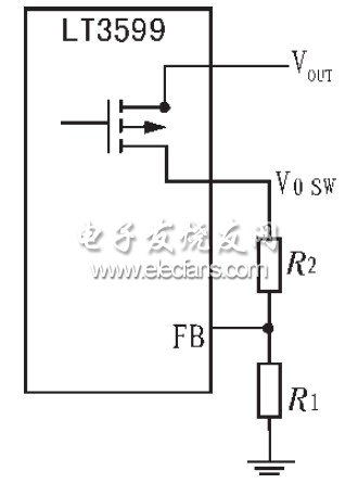 圖5 用FB 管腳設(shè)計過壓保護電路