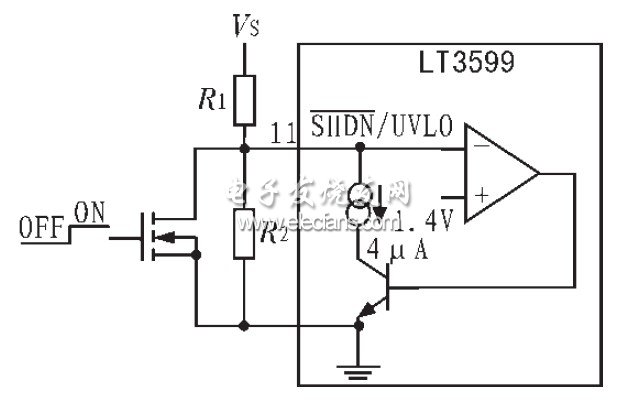 圖7 欠壓自鎖控制電路