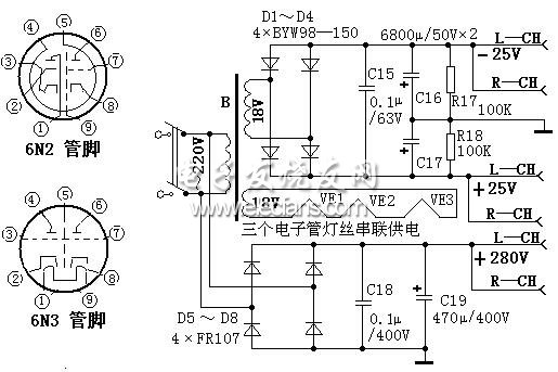 整機(jī)供電電路圖