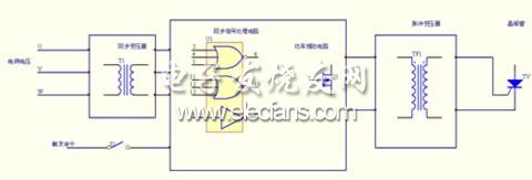  電網(wǎng)電壓取得同步信號(hào)的觸發(fā)電路