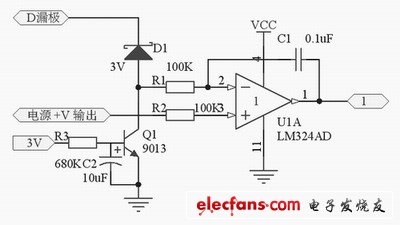差壓比較兼積分濾波電路圖