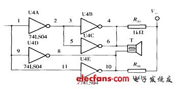 超聲波發(fā)射電路原理圖