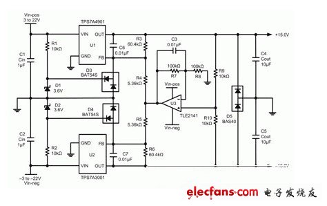 帶電壓保護(hù)的 LDO 追蹤電路