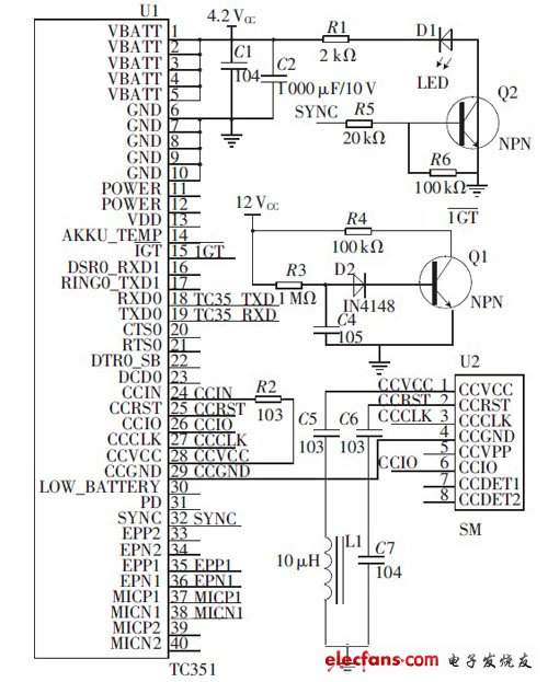 GPRS 數(shù)據(jù)傳輸模塊電路圖