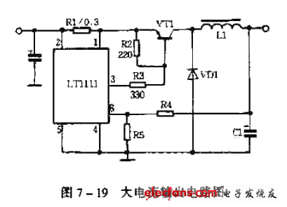 LT1111構(gòu)成的變換器電路