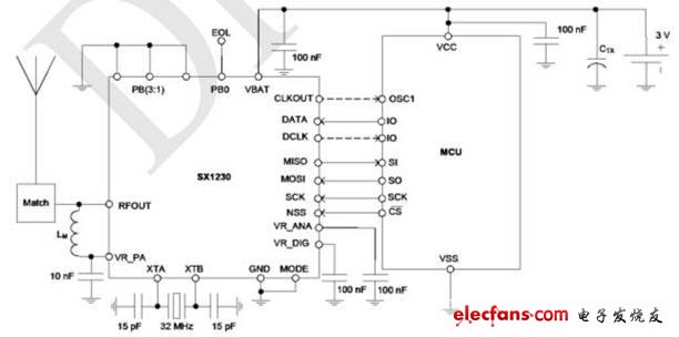 MCU模式應(yīng)用電路圖