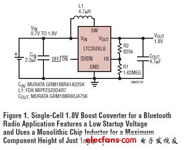 DN428微型同步升壓轉(zhuǎn)換器