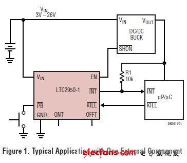 按鍵開關(guān)控制器簡(jiǎn)化系統(tǒng)設(shè)計(jì)