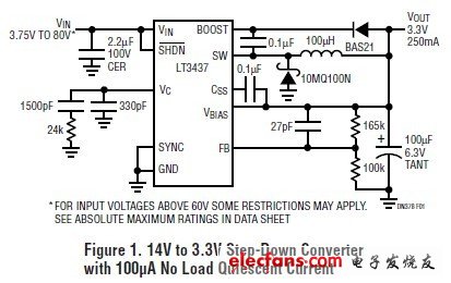 DN378 低靜態(tài)電流單片式降壓型穩(wěn)壓器