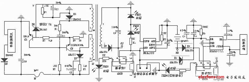 圖2 智能型太陽能充電電路設(shè)計主電路