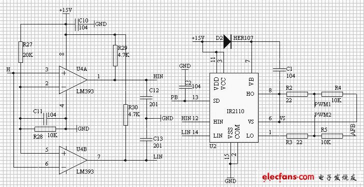 圖 8 反相延時驅(qū)動電路