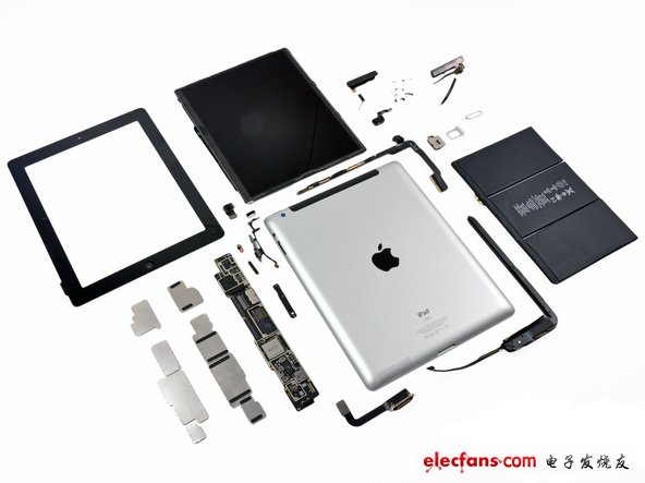 最新蘋果ipad 3拆解：高通、博通、三星包攬芯片