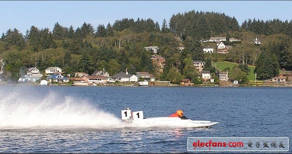 電動輪船起初，由于電池太重的原因，電動輪船的時速只有9到12英里
