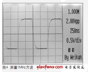 由于采用320×240分辨率的顯示器，所以顯示波形非常細致