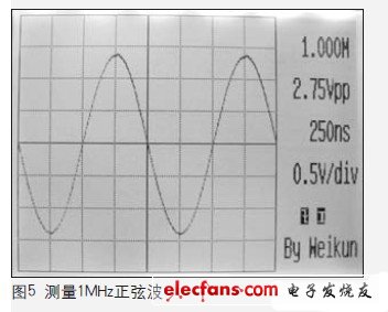 由于采用320×240分辨率的顯示器，所以顯示波形非常細致