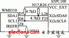 圖3 WM8310控制接口2驅(qū)動程序設計