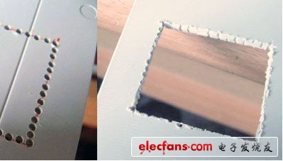 先測量出插座的長寬，然后用油性筆畫出輪廓