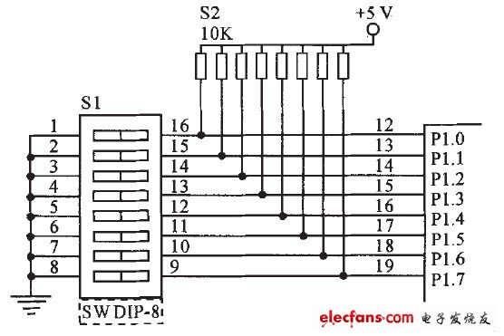 無線病房呼叫器分機(jī)號碼設(shè)定電路