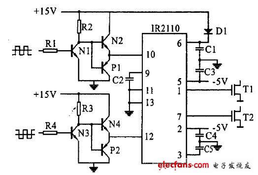 圖5  驅(qū)動(dòng)電路