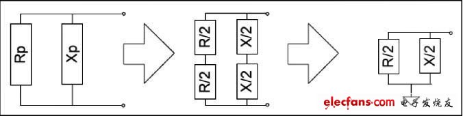 圖3 并聯(lián)電路轉換成單端等效電路