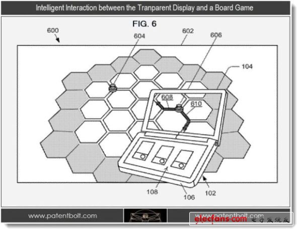 用透明顯示屏玩游戲。