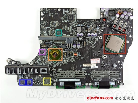 Z68搶先登陸 蘋(píng)果新iMac拆解