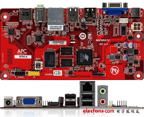 APC采用威信科電ARM SoC、2GB NAND閃存以及512MB DDR3內(nèi)存