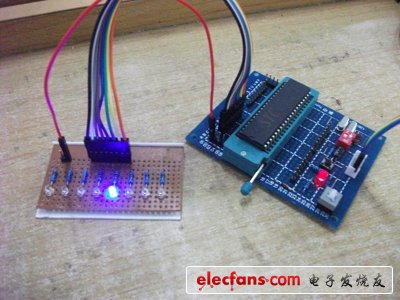 自己做了個單片機(jī)最小系統(tǒng)