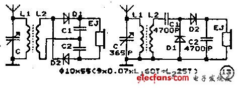 30個(gè)“無(wú)電源收音機(jī)”電路-適合剛剛接觸電子技術(shù)的折騰