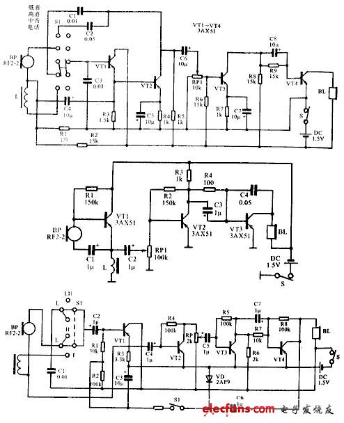 幾種助聽(tīng)器電路圖2