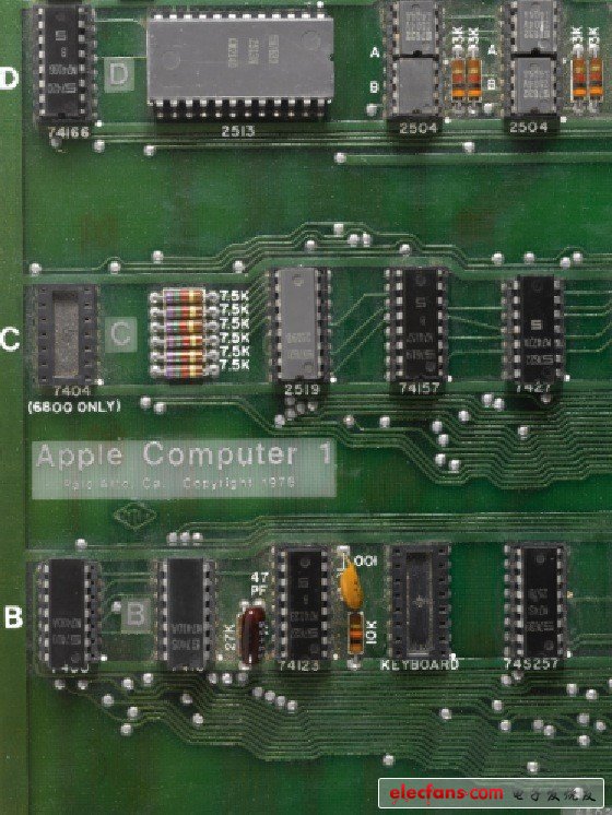 蘋果一代電腦主板拍出37.5萬美元天價(jià)