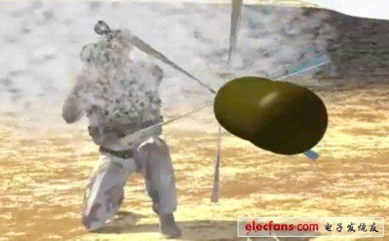 流體動力學磁發(fā)電機爆炸裝置 在地面上，人類戰(zhàn)士如果裝備有這些子彈，那么跟小小的綠色敵手對陣時還是有優(yōu)勢的