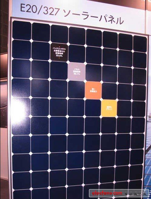 美SunPower首次在日本展出單元轉(zhuǎn)換效率為22.6％的太陽(yáng)能電池