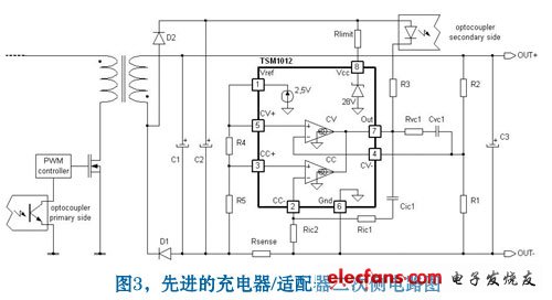 先進的二次側(cè)電路圖