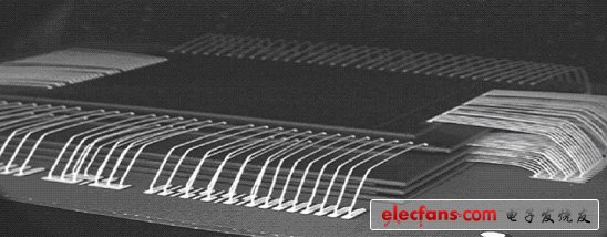 圖1、用不同SOC及其配置芯片5層綁定的SIP實(shí)物像片