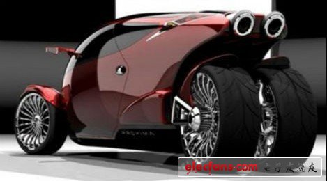 這款車型設(shè)計(jì)外形光滑，符合空氣動(dòng)力學(xué)原理。它結(jié)合了汽車和自行車的設(shè)計(jì)優(yōu)點(diǎn)，形成一種靈巧的雙座設(shè)計(jì)