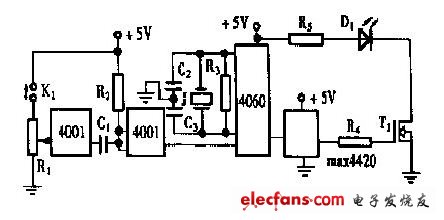 圖1 發(fā)光二極管的大功率驅(qū)動(dòng)器