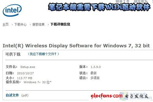 無線你的無限 英特爾Widi技術(shù)全揭秘