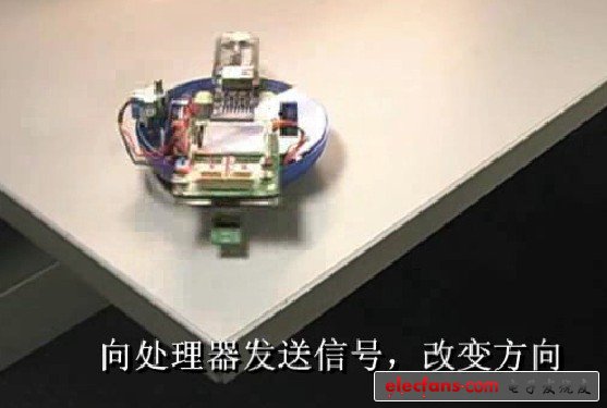 圖019 向處理器發(fā)送信號、改變方向