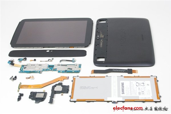 Google Nexus 10平板大卸八塊