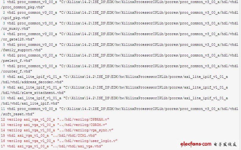 修改完的.prj文件內(nèi)容
